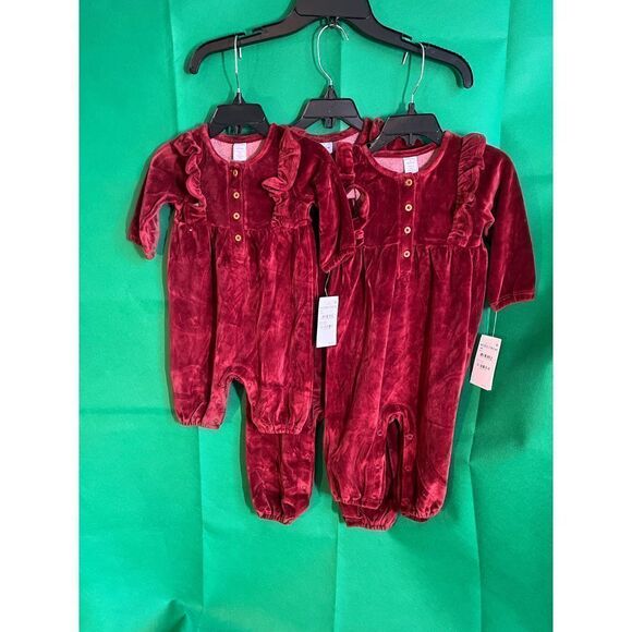 Nordstrom Baby Red Syrah Onesie 3 month - Picture 5 of 10